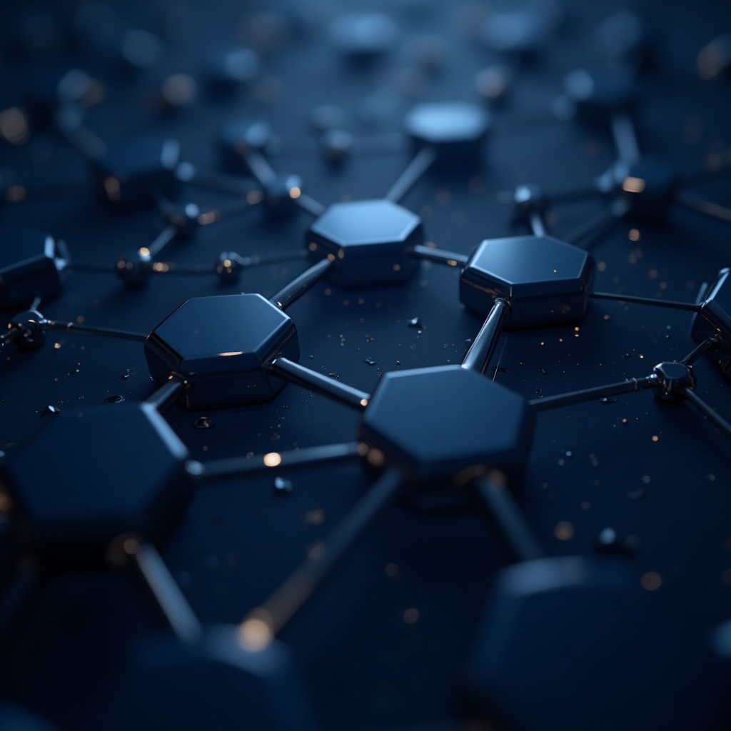 Hexagonal network background